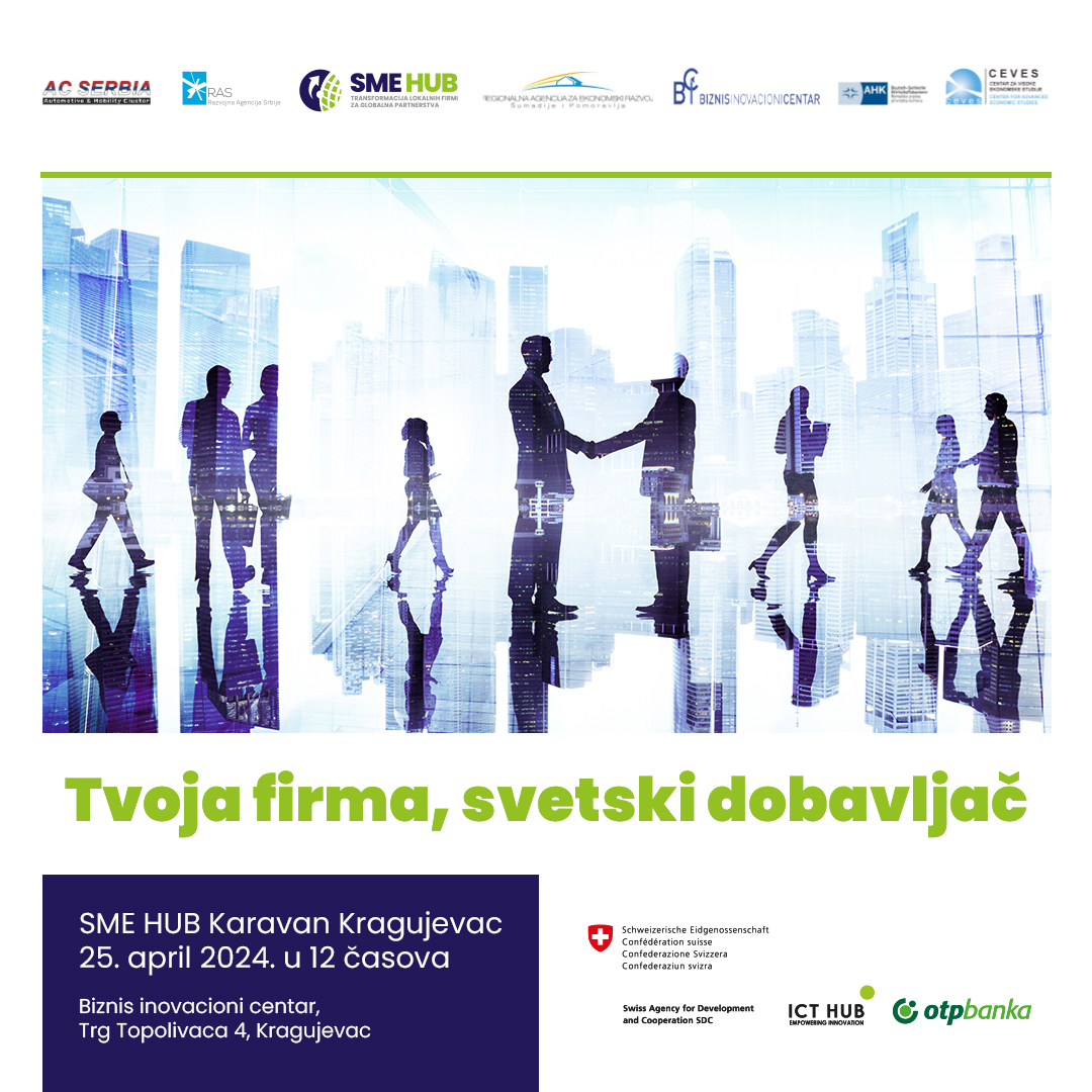 SME HUB Karavan 25. aprila u Kragujevcu